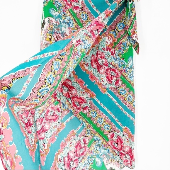 Anthropologie Maeve Bette Silk Wrap Skirt - Size 4 - Picture 5 of 8